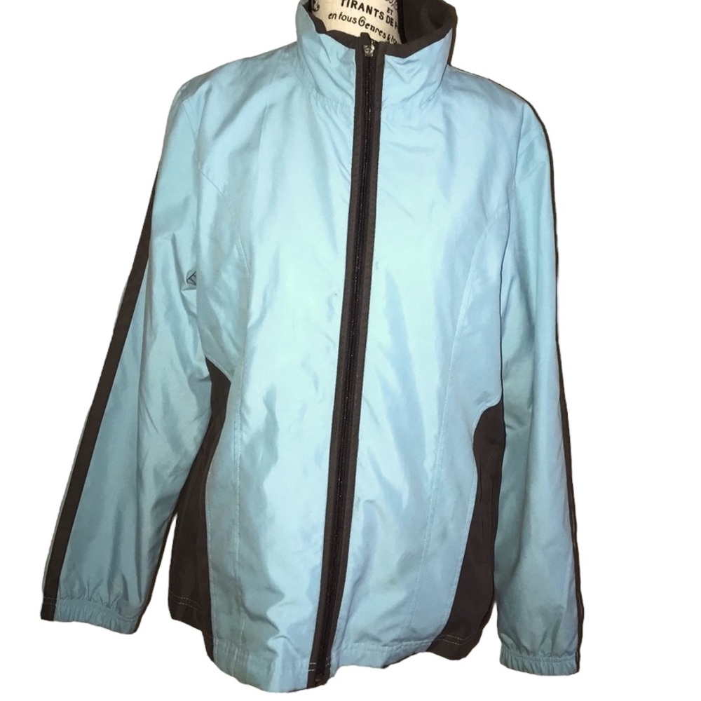 TEK GEAR POWDER BLUE & GRAY LIGHTWEIGHT SZ LARGE